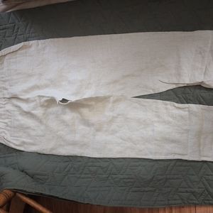 100% Linen pants lightly worn Paradise Collection mens size XL